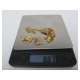 Group of Genuine 10K & 12K Black Hills Gold Necklace & Matching Earrings