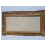 Very Nice LARGE Vintage Framed Signed Street Scene Painting - Signed "Cannon"