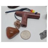 Nice Lot of Assorted Polished Gemstones Jewelry Crystals etc