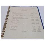Original 1972 Proposal & Projection Binder for NFL Expansion Team - The Seattle Kings