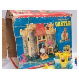 Vintage Fisher Price Little People Castle Playset - Play Family Castle
