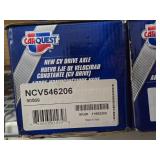 Group of Brand New Car Quest CV Drive Axles