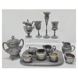 Group of Ornate Antique Silverplated Serving Pieces