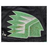 Nice Condition Retro Vintage NORTH DAKOTA Fighting Sioux Leather Jacket - Size L