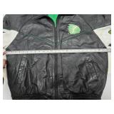Nice Condition Retro Vintage NORTH DAKOTA Fighting Sioux Leather Jacket - Size L