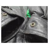 Nice Condition Retro Vintage NORTH DAKOTA Fighting Sioux Leather Jacket - Size L