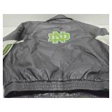 Nice Condition Retro Vintage NORTH DAKOTA Fighting Sioux Leather Jacket - Size L