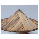 Vintage Oriental Bamboo Hat