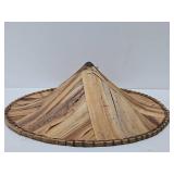 Vintage Oriental Bamboo Hat