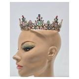 Nice Colorful Metal & Rhinestone Crown