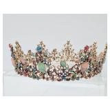Nice Colorful Metal & Rhinestone Crown