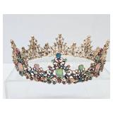 Nice Colorful Metal & Rhinestone Crown
