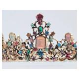 Nice Colorful Metal & Rhinestone Crown