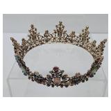 Nice Colorful Metal & Rhinestone Crown