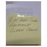 Nice Colorful Metal & Rhinestone Crown