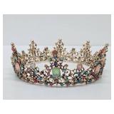 Nice Colorful Metal & Rhinestone Crown