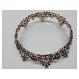 Nice Colorful Metal & Rhinestone Crown