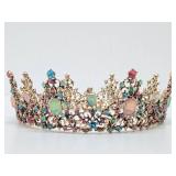 Nice Colorful Metal & Rhinestone Crown