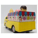 Working Vintage Bandai Battery-Op Musical Ice Cream Truck Toy