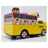 Working Vintage Bandai Battery-Op Musical Ice Cream Truck Toy