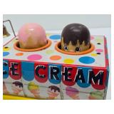 Working Vintage Bandai Battery-Op Musical Ice Cream Truck Toy