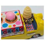 Working Vintage Bandai Battery-Op Musical Ice Cream Truck Toy