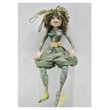 Large Hand Signed Doll by Charlie Patricolo - "Wishful Thinking" - Original Tag