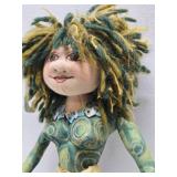 Large Hand Signed Doll by Charlie Patricolo - "Wishful Thinking" - Original Tag