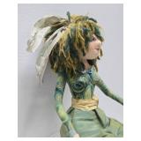 Large Hand Signed Doll by Charlie Patricolo - "Wishful Thinking" - Original Tag