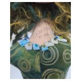 Large Hand Signed Doll by Charlie Patricolo - "Wishful Thinking" - Original Tag