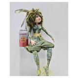 Large Hand Signed Doll by Charlie Patricolo - "Wishful Thinking" - Original Tag