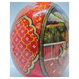 Large Handpainted Vintage Indian Water or Oil Jug