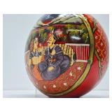 Large Handpainted Vintage Indian Water or Oil Jug