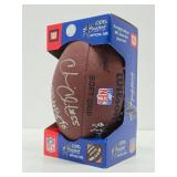 New in Box NFL Football signed by Vikings Players Matt Birk & Chris Claiborne