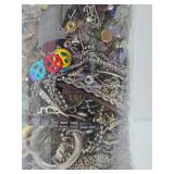 Large Vase Full of Assorted Costume Jewelry #1