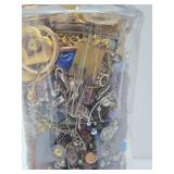Large Vase Full of Assorted Costume Jewelry #1