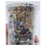 Large Vase Full of Assorted Costume Jewelry #1