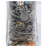 Large Vase Full of Assorted Costume Jewelry #1