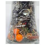 Large Vase Full of Assorted Costume Jewelry #1
