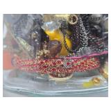 Large Vase Full of Assorted Costume Jewelry #1