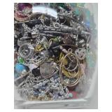 Large Vase Full of Assorted Costume Jewelry #2