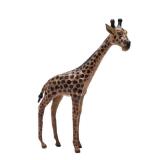 Large Vintage 17" Leather Giraffe