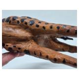 Large Vintage 17" Leather Giraffe