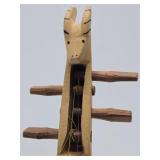 Hand Crafted & Carved Wood Violin Instrument