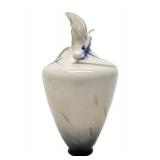 Very Nice Signed FRANZ Fine Porcelain Dragonfly Vase