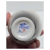 Very Nice Signed FRANZ Fine Porcelain Dragonfly Vase
