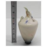 Very Nice Signed FRANZ Fine Porcelain Dragonfly Vase