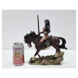 Myths & Legends Sculpture - Lady Warrior on Horse