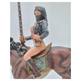 Myths & Legends Sculpture - Lady Warrior on Horse