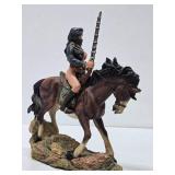 Myths & Legends Sculpture - Lady Warrior on Horse